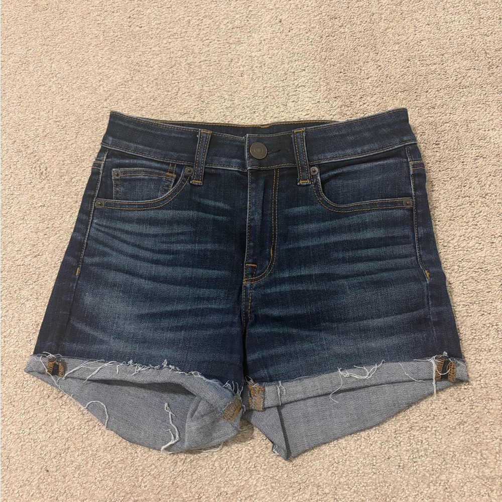 American Eagle Dark Wash Jean Shorts